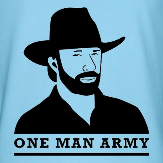 Chuck Norris One Man Army t shirt